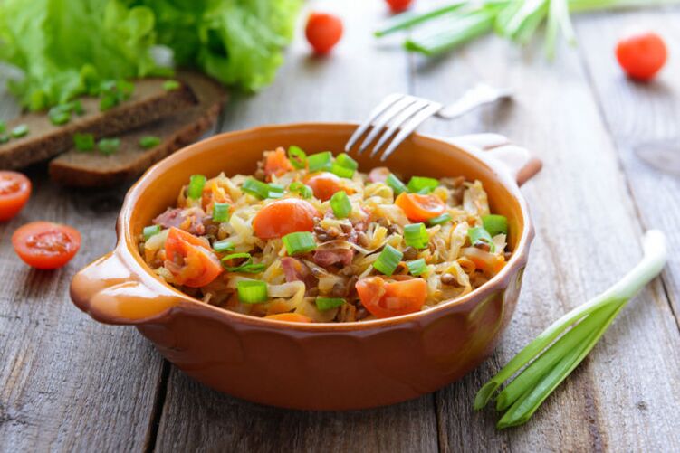While observing a drinking diet, it is allowed to prepare stew with chopped vegetables