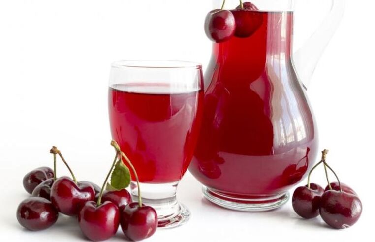 You can follow a drink diet by eating compote with berries